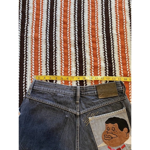 Vintage Platinum FUBU Fat Albert And The Junkyard Gang Denim Mens Pants 30x32 - Picture 10 of 10